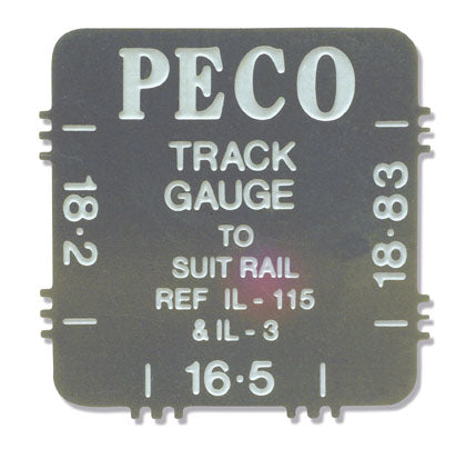 IL116 Peco Individulay Stainless Steel Track Gauge