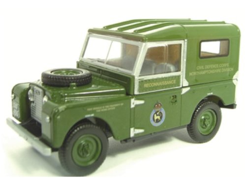 76LAN188001 Oxford Diecast Land Rover Series 1 88 Civil Defence