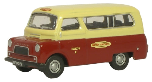 76CA018 Oxford Diecast Bedford CA Minibus BR Crew Bus