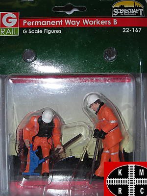 22-167 Bachmann Scenecraft Permanent Way Workers Pack B