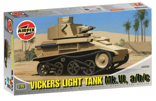A02330 Airfix Vickers Light Tank Model Kit 1:76 Scale Kit