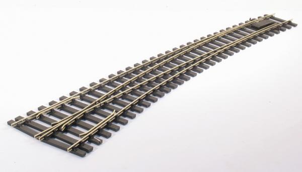 SLE787BH Peco Streamline Curved Turnout Left Hand Electrofrog