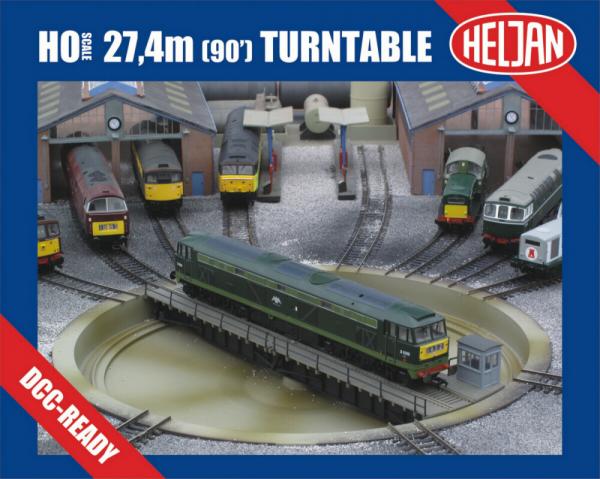 89121 Heljan Electronic 90ft Turntable DCC Ready
