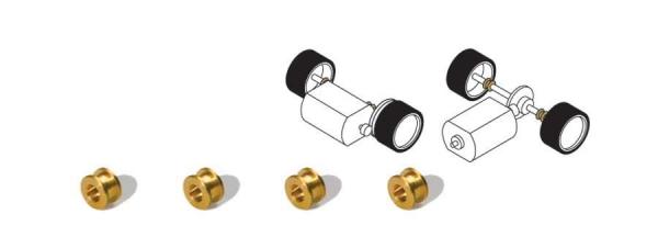 C8407 Scalextric Sport Brass Bush Bearings