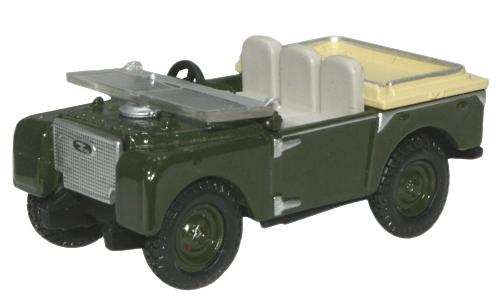 76LAN180005 Oxford Diecast Land Rover Series 80 inch Flat Back