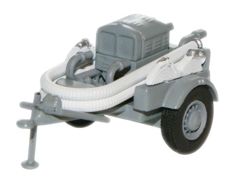 76CCP001 Oxford Diecast Coventry Climax Pump Trailer Grey