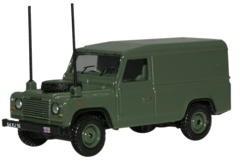 76DEF003 Oxford Diecast Land Rover Defender 110 Military Green