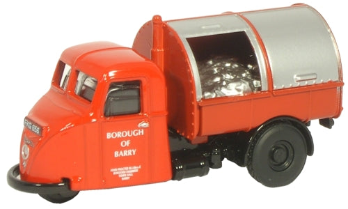 76RAB004 Oxford Diecast Dustcart Borough of Barry