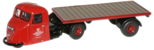 76RAB007 Oxford Diecast Scammell Scarab Flatbed Trailer