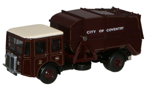 76SD004 Oxford Diecast Shelvoke & Drewry Dustcart Coventry