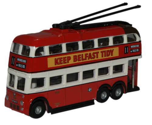 NQ1002 Oxford Diecast Belfast Q1 Trolleybus