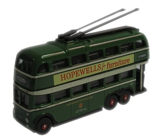 NQ1006 Oxford Diecast Trolleybus Nottingham