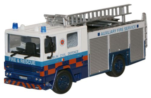 76DN002 Oxford Diecast Dennis RS Fire Engine - Dublin Auxiliary