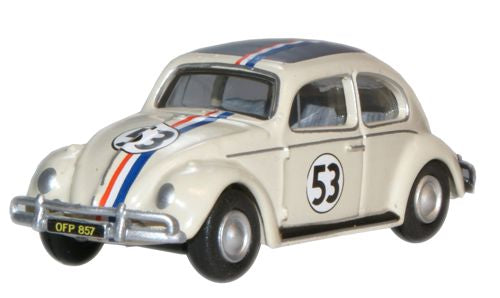 76VWB001 Oxford Diecast VW Beetle - Pearl White