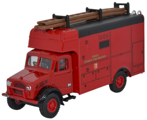 76BD002 Oxford Diecast Bedford OW Fire Engine Essex Fire Brigade