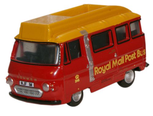 76PB001 Oxford Diecast Commer Post Bus in Royal Mail livery