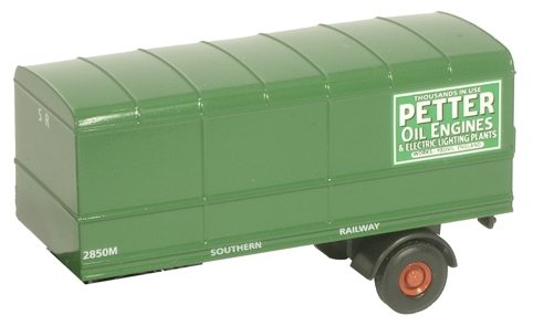 76MH008T Oxford Diecast Twin Trailer Pack Southern Box