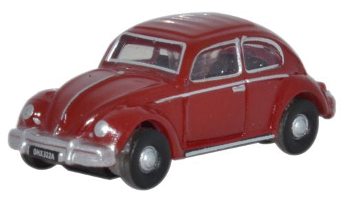 NVWB002 Oxford Diecast VW Beetle - Ruby Red