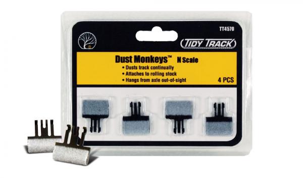 TT4570 Woodland Scenics Tidy Track Dust Monkeys