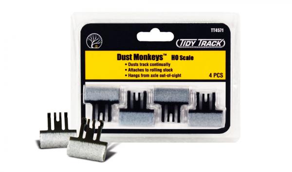 TT4571 Woodland Scenics Tidy Track Dust Monkeys