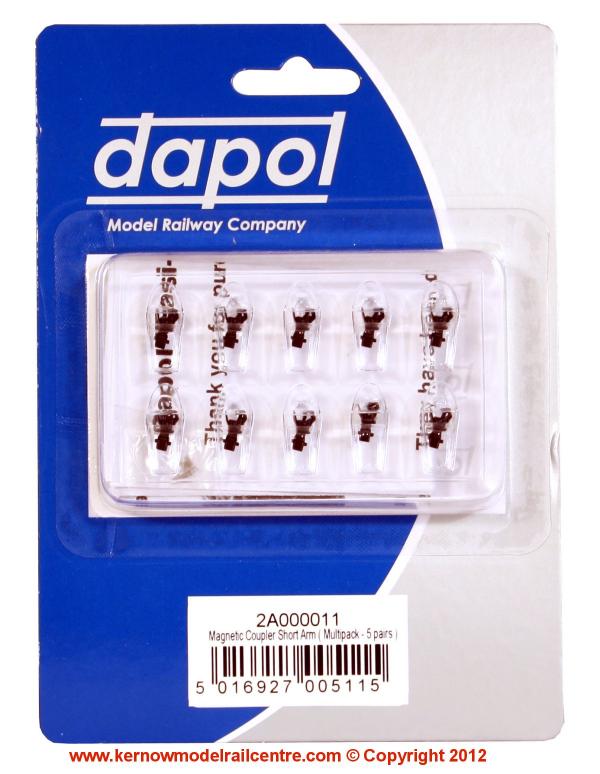 2A-000-011 Dapol Magnetic Coupler Short Arm - 5 Pairs