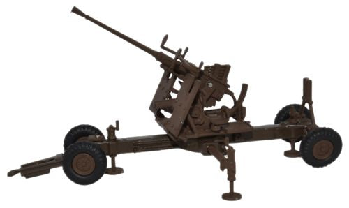 76BF001 Oxford Diecast 40MM Bofors Gun in Brown livery