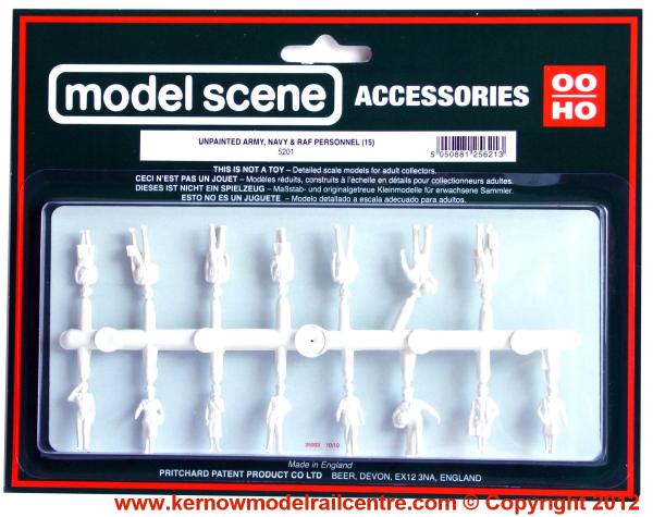 5201 model scene army, navy and RAF staff unpainted