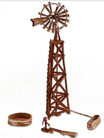 BR5042 Woodland Scenics Windmill Built and Ready Structure