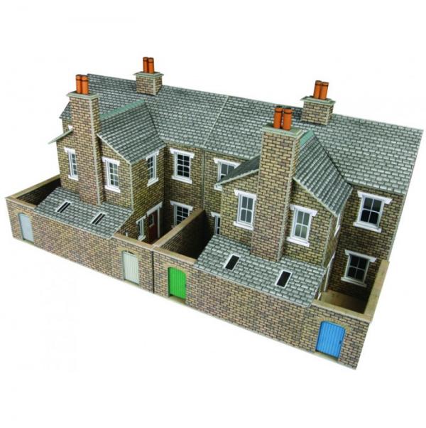 PO277 Metcalfe Low Relief Stone Terraced House Backs