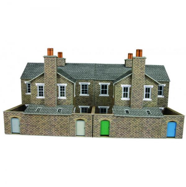 PO277 Metcalfe Low Relief Stone Terraced House Backs