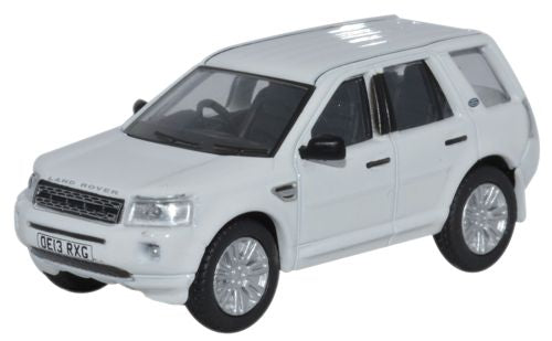 76FRE002 Oxford Diecast Land Rover Freelander in Fuji White