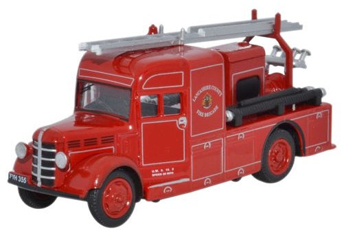 76BHF005 Oxford Diecast Bedford Lancashire County Fire Brigade