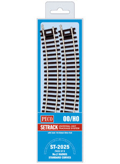 ST2025 Peco 2nd radius Standard Curves Contains ST-225 X 8