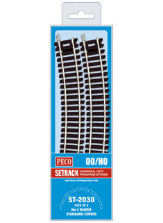 ST2030 Peco 3rd radius Standard Curves- Contains ST-230 X 8