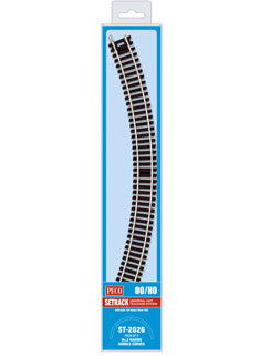 ST2026 Peco 2nd radius Double Curves - Contains ST-226 X 4