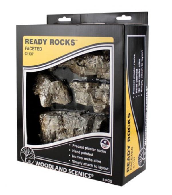 C1137 Woodland Scenics Faceted Ready Rocks