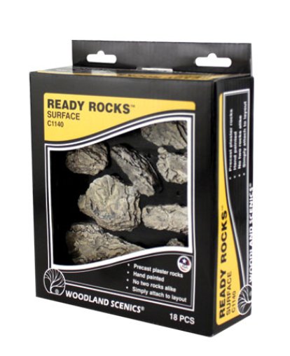 C1140 Woodland Scenics Surface Ready Rocks