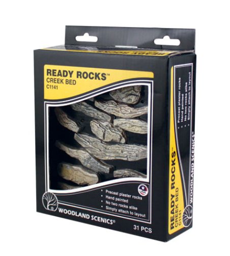 C1141 Woodland Scenics Creek Bed Ready Rocks