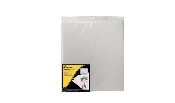 C1176 Woodland Scenics 1/4"" Modeling Sheets 2/Pk