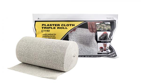 C1192 Woodland Scenics Plaster Cloth 30 Sq Ft Roll
