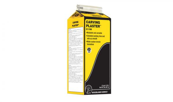 C1198 Woodland Scenics Carving Plaster 1/2 Gal