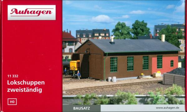 11332 Auhagen HO Double track locomotive shed
