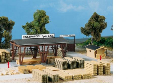 11353 Auhagen HO Lumber Yard Span & Co.