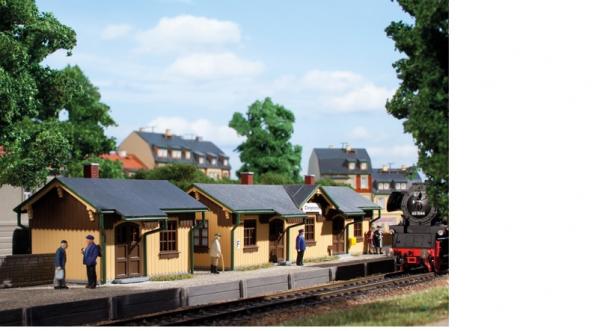 11358 Auhagen HO Station halt Obergittersee