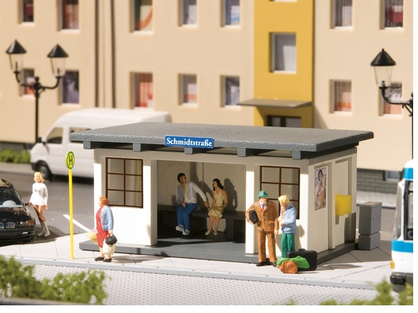 11419 Auhagen HO 2 Bus - stop shelters