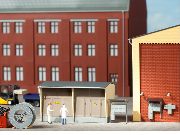 11427 Auhagen HO Electrical substation with accessories