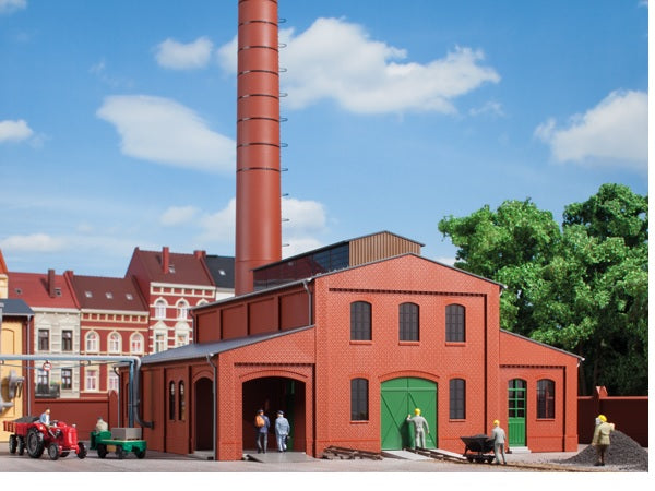 11431 Auhagen HO Boiler house with smokestack