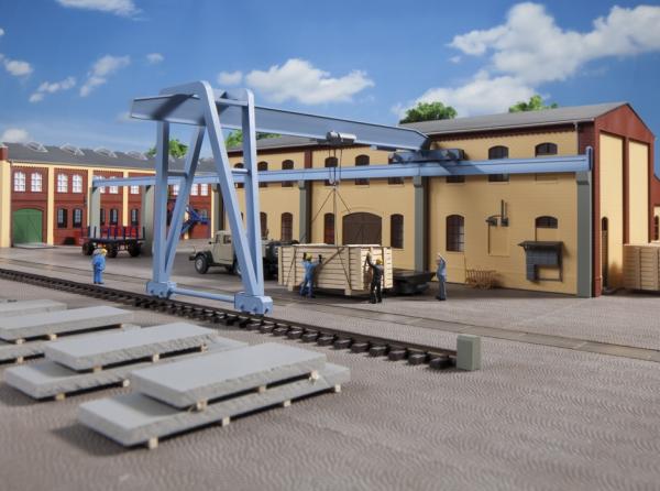 11437 Auhagen HO Semi-Portal crane