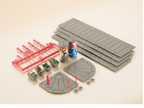 12254 Auhagen 1:100 Sidewalk & accessories