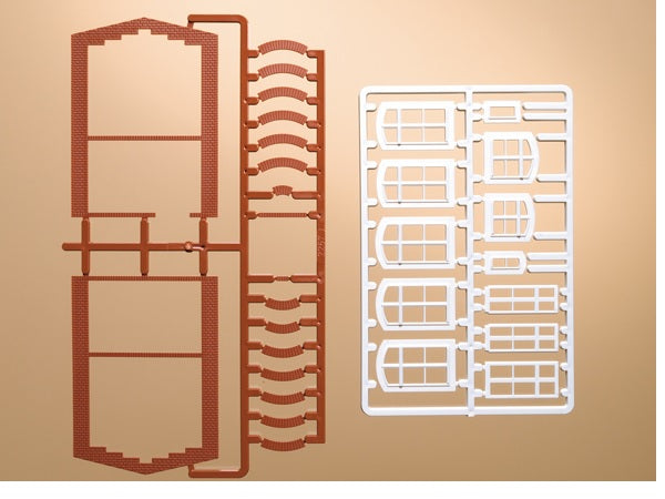 41615 Auhagen HO Window arches and windows